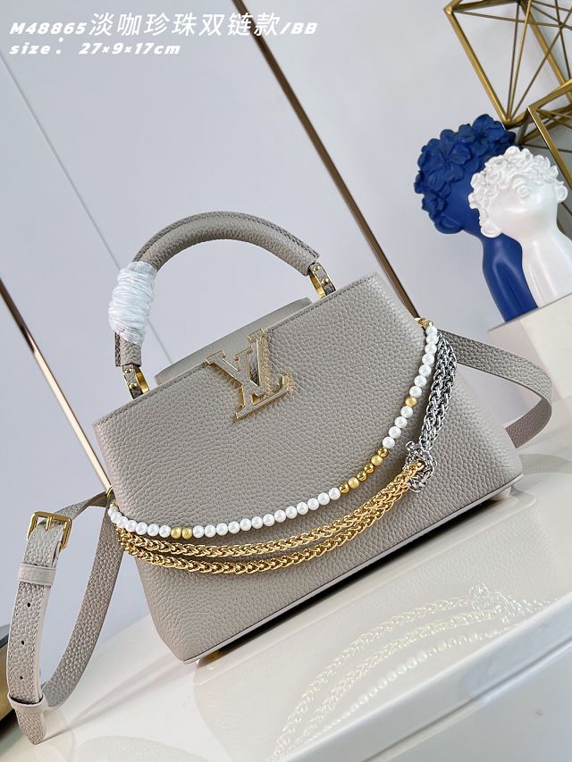 Louis vuitton original calfskin capucines BB M28197