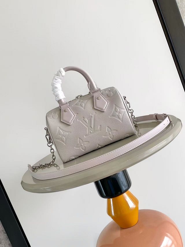Louis vuitton original calfskin speedy 20 M28343 light grey