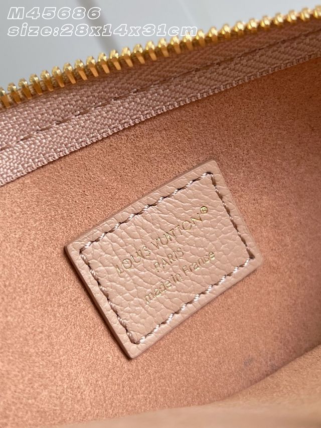 Louis vuitton original calfskin neverfull MM M29486 hazelnut