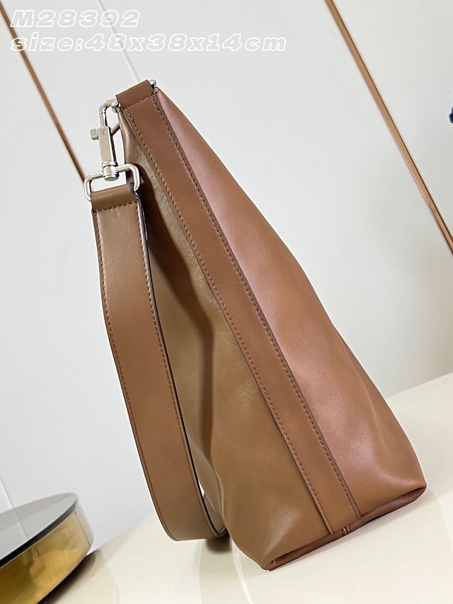 Louis vuitton original calfskin vagabond hobo bag M28392 brown