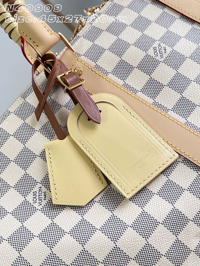Louis vuitton original damier azur keepall 45 N40909