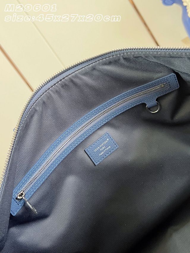 Louis vuitton original denim keepall 50 M14957 blue