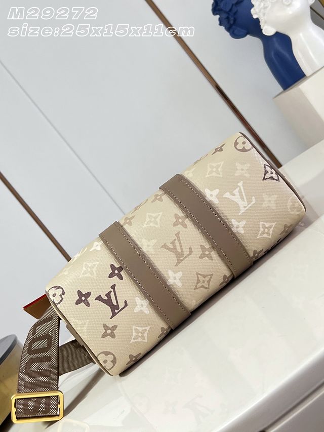 Louis vuitton original monogram surplus keepall 25 M29272 sand beige