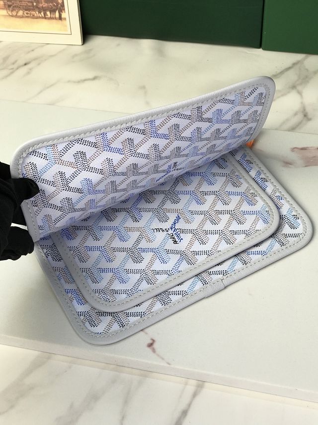 Goyard original canvas vendome cosmetic pouch GY0059 polar blue