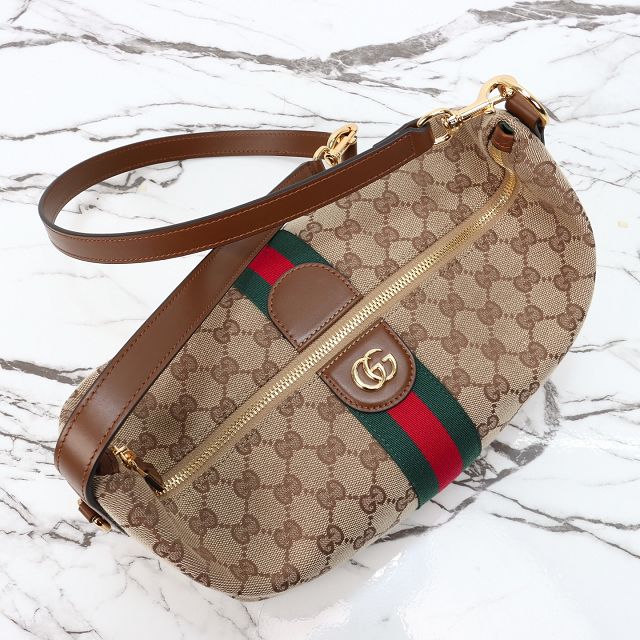 GG original canvas vanity medium top handle bag 857799