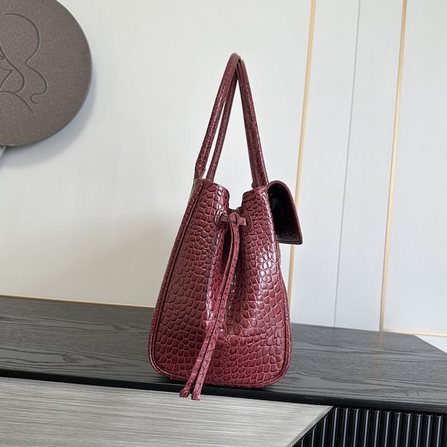 CC crocodile calfskin medium shopping bag AS6428 