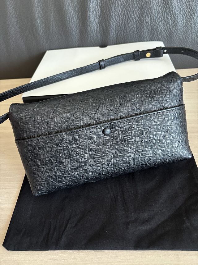 CC calfskin clutch with strap AP5568