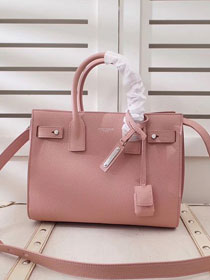 YSL original soft calfskin medium sac de jour bag 477477 pink