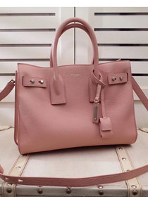 YSL original soft calfskin large sac de jour bag 464960 pink