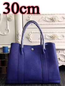 Hermes original calfskin garden party 30 bag G0030 electric blue