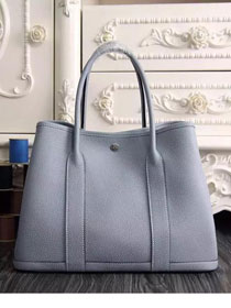 Hermes original calfskin garden party 36 bag G0360 light blue