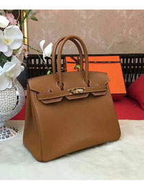 Hermes original epsom leather birkin 30 bag H30 coffee