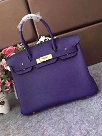 Hermes original togo leather birkin 35 bag H35-1 purple