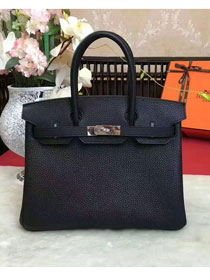 Hermes original togo leather birkin 30 bag H30-1 black