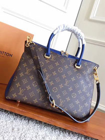 Louis Vuitton original monogram canvas pallas M44042 royal blue