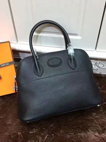 Hermes calfskin medium bolide 31 bag B31 black