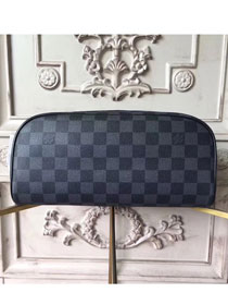 Louis vuitton original damier ebene cosmetic case N47528 black