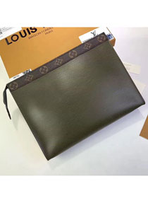 Louis Vuitton epi leather toiletry pouch 26 M67736 blackish green