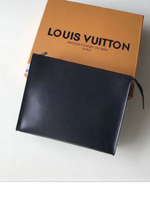 Louis Vuitton epi leather toiletry pouch 26 M67184 black