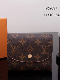 Louis vuitton monogram canvas helene wallet M62037 pink