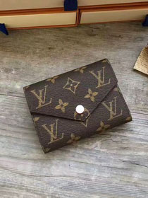 Louis vuitton monogram canvas victorine wallet M41938 light pink