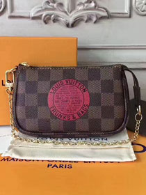 2017 louis vuitton origianl damier ebene mini pochette accessoires N58009