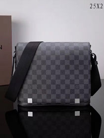 Louis vuitton damier ebene messenger bag N41028 black