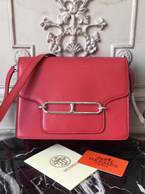 Hermes original swift leather roulis bag R018 red