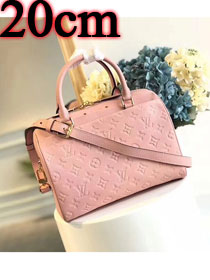 Louis vuitton original monogram empreinte mini speedy 20 M42395 pink