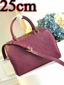 Louis vuitton original monogram empreinte speedy 25 M42401 bordeaux