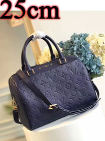 Louis vuitton original monogram empreinte speedy 25 M42401 navy blue