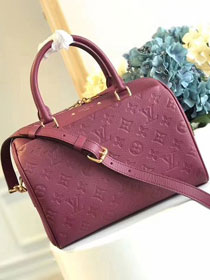 Louis vuitton original monogram empreinte speedy 30 M42406 bordeaux