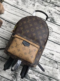 Louis vuitton original monogram reverse palm springs backpack pm M43116