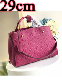 Louis vuitton original monogram empreinte montaigne BB M41053 bordeaux