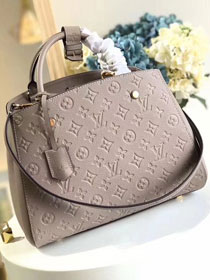 Louis vuitton original monogram empreinte montaigne mm M41048 gray