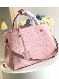 Louis vuitton original monogram empreinte montaigne mm M41048 pink