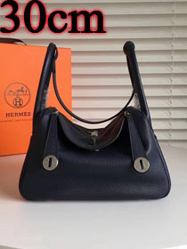 Hermes original togo leather medium lindy 30 bag HL030 black