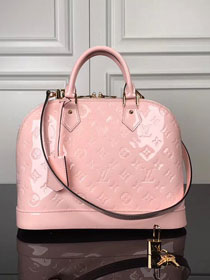 Louis vuitton original monogram vernis leather alma pm M50412 pink