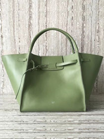 2018 celine original bare calfskin medium big bag 55426 green