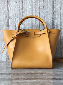 2018 celine original bare calfskin small big bag 55426 yellow