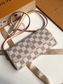 2018 louis vuitton original damier azur vintage medium shoulder bag mm N51854