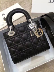 Dior original lambskin small my lady dior bag 44450 black