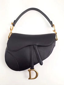 Dior original calfskin saddle bag M0446 black