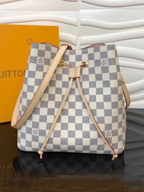 2018 louis vuitton original damier azur neonoe bag M44022 white