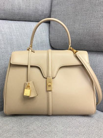 celine original smooth calfskin medium 16 bag 187373 nude