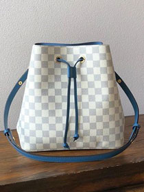 2018 louis vuitton original damier azur neonoe bag n43569 blue