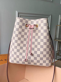 2018 louis vuitton original damier azur neonoe bag n43569 pink