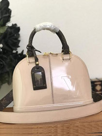 Louis vuitton original vernis leather alma BB M51949 nude