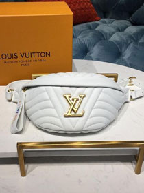 2019 louis vuitton original calfskin new wave bumbag M53861 white