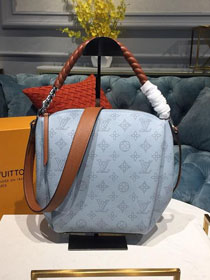 2019 louis vuitton original mahina leather babylone M53153 light blue